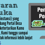 Penawaran Terbuka Pengembang Portal Desa