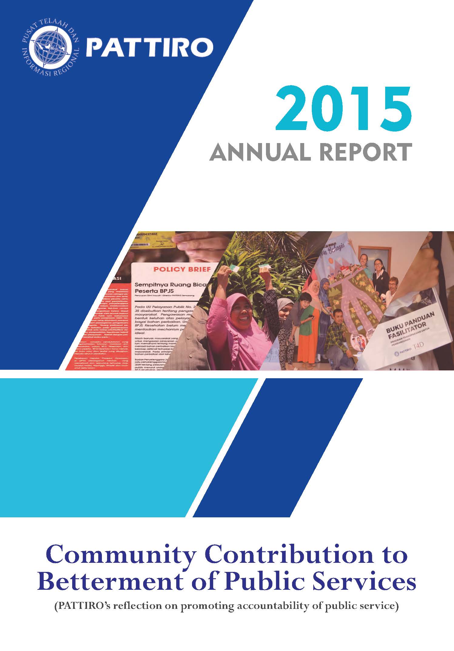 PATTIRO’s Annual Report Year 2015