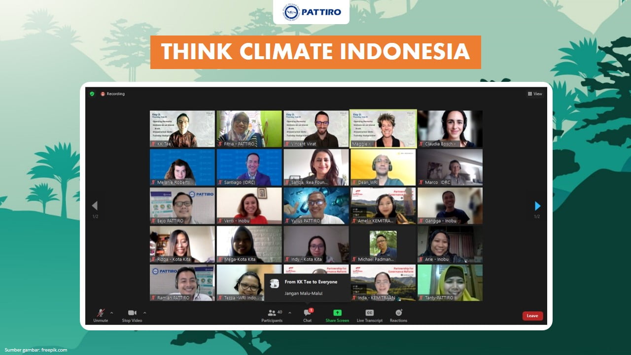 PATTIRO joins Inception Workshop on Think Climate Indonesia Program to strengthen collaboration