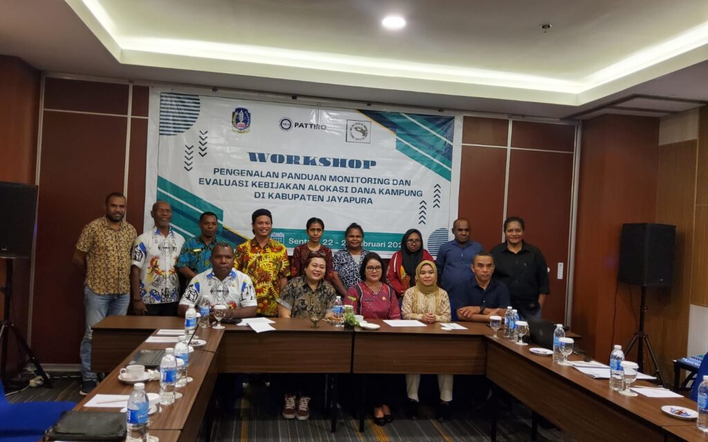 Workshop Pengenalan Panduan Monitoring dan Evaluasi Kebijakan Alokasi Dana Kampung di Kabupaten Jayapura